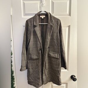 Philosophy Houndstooth Patterned Jacket